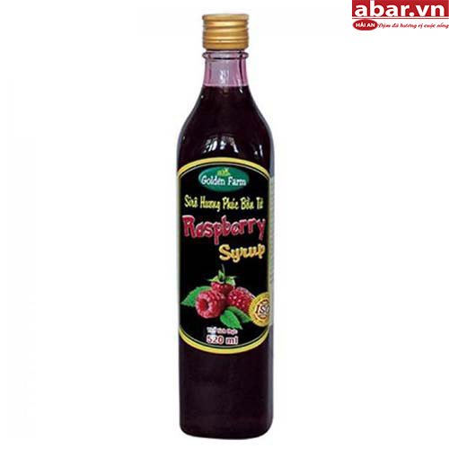 Siro Golden Farm Phúc Bồn Tử (Raspberry Syrup) - Chai 520ml