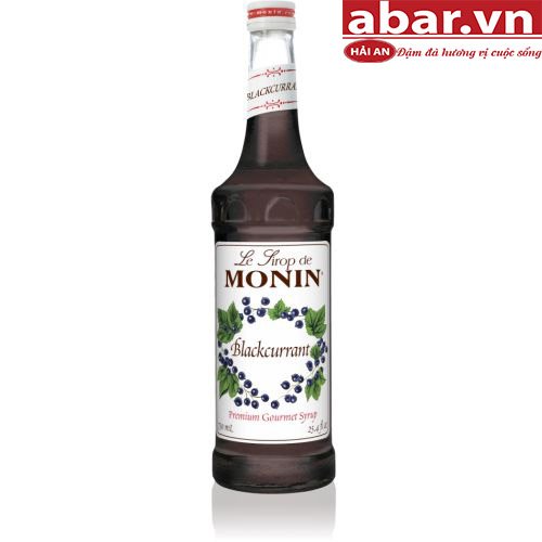 Siro Monin Nho Rừng (Blackcurrant Syrup) - Chai 700ml
