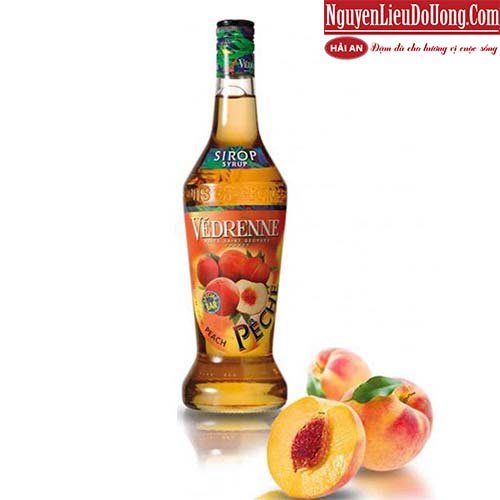 Siro Vedrenne Đào (Vedrenne Peach Syrup) - Chai 700ml